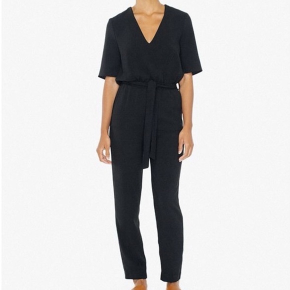 American Apparel Black Jumpsuit - size M - Picture 1 of 1